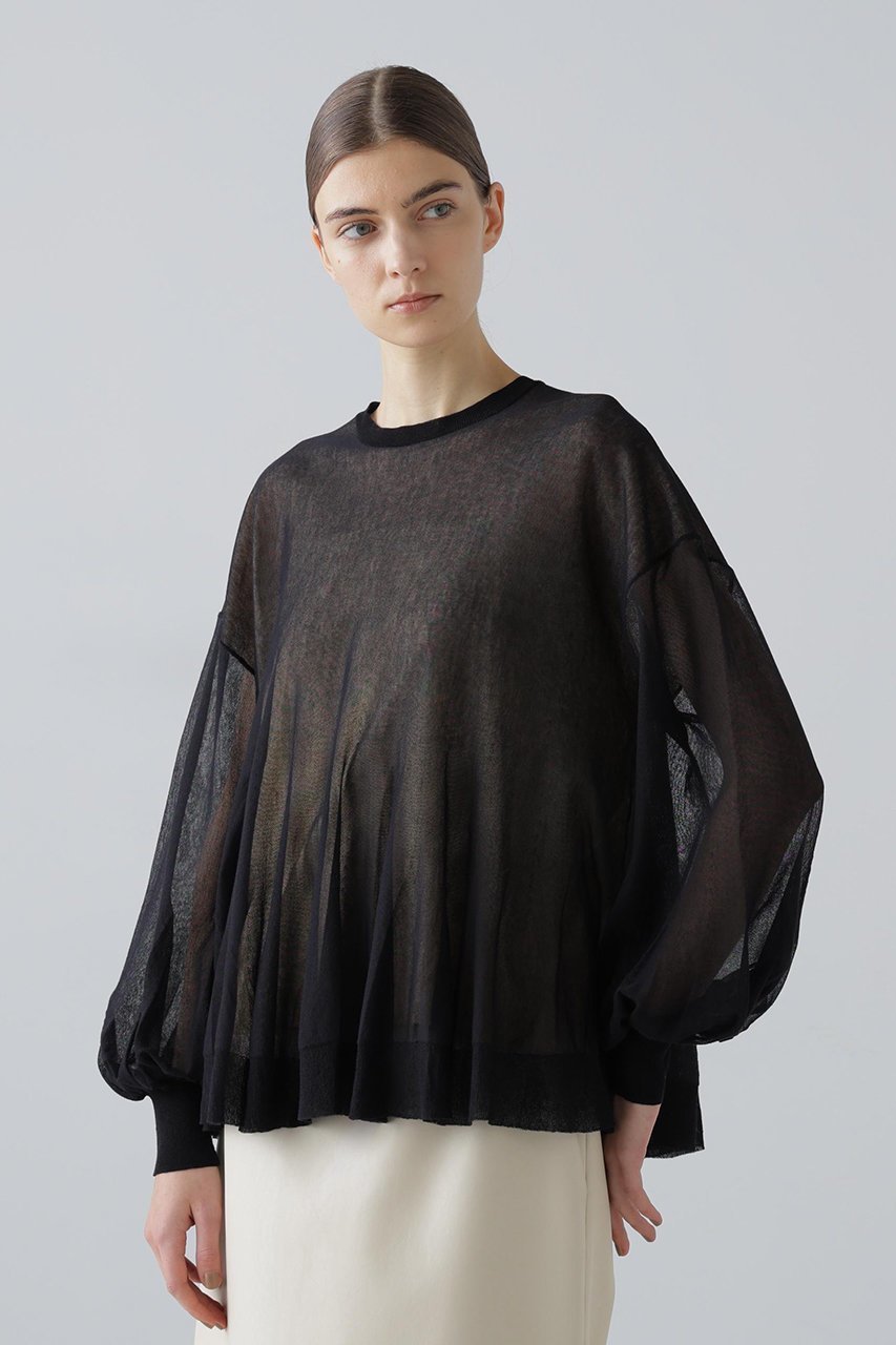 【アドーア/ADORE】のシアーレイヤードニット 人気、トレンドファッション・服の通販 founy(ファニー) 　ファッション　Fashion　レディースファッション　Fashion for Women　トップス・カットソー　Cut & Sew Tops　ニット　Knit Tops & Sweaters　カジュアルプルオーバー・ニットトップス　Pullovers & Knit Tops / Casual Pullovers　シアー　Sheer, See-Through　シンプル　Simple, Minimal　other-2|ID: prp329100004782566 ipo3291000000036420432