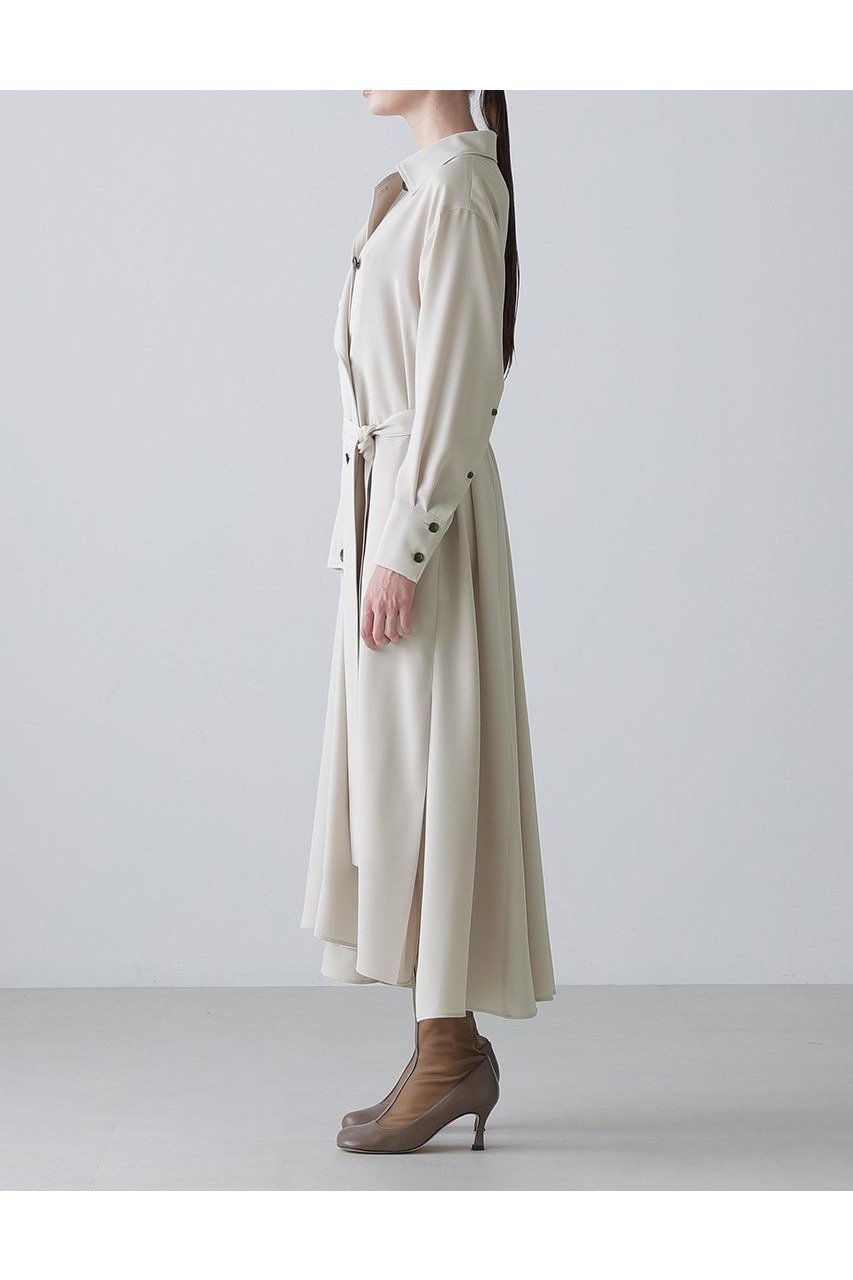 【アドーア/ADORE】のドビークロスワンピース 人気、トレンドファッション・服の通販 founy(ファニー) 　ファッション　Fashion　レディースファッション　Fashion for Women　ワンピース　Dresses　チュニック　Tunic Tops & Dresses　ストレッチ　Stretch, Stretchy Fabric　チュニック　Tunic, Long Top　トレンチ　Trench, Trench Coat　ドレープ　Drape, Draping Fabric　フレア　Flare, Flared　フロント　Front, Front Design　ヨーク　Yoke, Yoke Design　ロング　Long, Long-Length　新作・新入荷　New Arrivals / New In　other-4|ID: prp329100004782571 ipo3291000000034705680