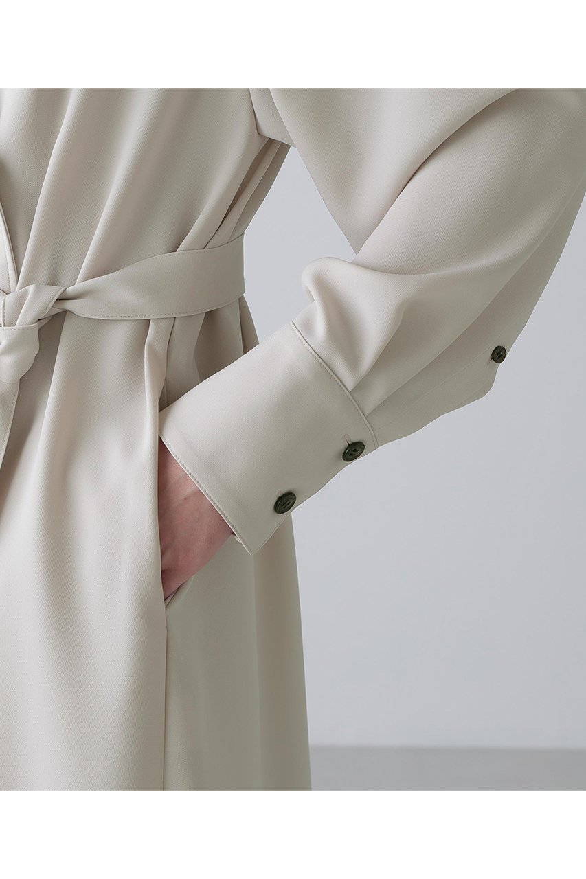 【アドーア/ADORE】のドビークロスワンピース 人気、トレンドファッション・服の通販 founy(ファニー) 　ファッション　Fashion　レディースファッション　Fashion for Women　ワンピース　Dresses　チュニック　Tunic Tops & Dresses　ストレッチ　Stretch, Stretchy Fabric　チュニック　Tunic, Long Top　トレンチ　Trench, Trench Coat　ドレープ　Drape, Draping Fabric　フレア　Flare, Flared　フロント　Front, Front Design　ヨーク　Yoke, Yoke Design　ロング　Long, Long-Length　新作・新入荷　New Arrivals / New In　other-8|ID: prp329100004782571 ipo3291000000034705687