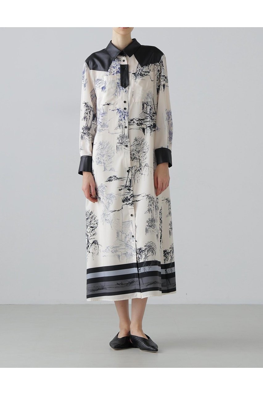 【アドーア/ADORE】のサウダージプリントワンピース 人気、トレンドファッション・服の通販 founy(ファニー) 　ファッション　Fashion　レディースファッション　Fashion for Women　ワンピース　Dresses　チュニック　Tunic Tops & Dresses　エレガント 上品　Elegant　カフス　Cuff Design　チュニック　Tunic, Long Top　ドレス　Dress, One-Piece　パウダー　Powder, Soft Tone　プリント　Print, Printed Pattern　モチーフ　Motif, Design Theme　ロング　Long, Long-Length　新作・新入荷　New Arrivals / New In　other-2|ID: prp329100004782572 ipo3291000000034705691