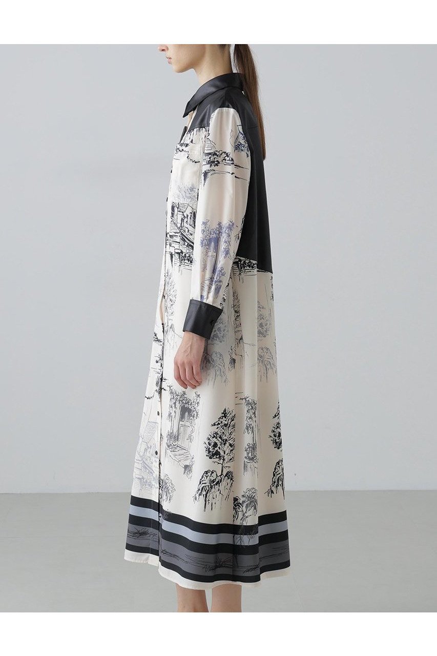 【アドーア/ADORE】のサウダージプリントワンピース 人気、トレンドファッション・服の通販 founy(ファニー) 　ファッション　Fashion　レディースファッション　Fashion for Women　ワンピース　Dresses　チュニック　Tunic Tops & Dresses　エレガント 上品　Elegant　カフス　Cuff Design　チュニック　Tunic, Long Top　ドレス　Dress, One-Piece　パウダー　Powder, Soft Tone　プリント　Print, Printed Pattern　モチーフ　Motif, Design Theme　ロング　Long, Long-Length　新作・新入荷　New Arrivals / New In　other-4|ID: prp329100004782572 ipo3291000000034705693