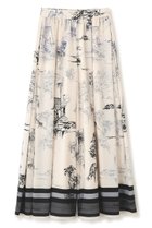 【アドーア/ADORE】のサウダージプリントパンツ 人気、トレンドファッション・服の通販 founy(ファニー) ファッション Fashion レディースファッション Fashion for Women パンツ Pants & Trousers パウダー Powder, Soft Tone フロント Front, Front Design プリント Print, Printed Pattern ワイド Wide, Wide Fit thumbnail ブラック|ID: prp329100004782573 ipo3291000000036137400