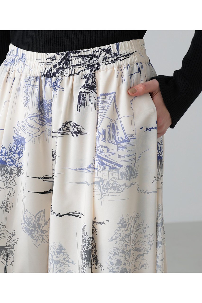 【アドーア/ADORE】のサウダージプリントパンツ 人気、トレンドファッション・服の通販 founy(ファニー) 　ファッション　Fashion　レディースファッション　Fashion for Women　パンツ　Pants & Trousers　パウダー　Powder, Soft Tone　フロント　Front, Front Design　プリント　Print, Printed Pattern　ワイド　Wide, Wide Fit　other-7|ID: prp329100004782573 ipo3291000000036137406