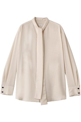 【マノフ/MANOF】 BOWTIE STITCH BLOUSE人気、トレンドファッション・服の通販 founy(ファニー) ファッション Fashion レディースファッション Fashion for Women トップス・カットソー Cut & Sew Tops シャツ・ブラウス・オフィスカジュアル Elegant Blouses & Button-Ups クラシカル Classical, Vintage-Inspired スリーブ Sleeve, Long Sleeve / Short Sleeve デニム Denim, Jeans Material マニッシュ Mannish, Boyish リボン Ribbon, Bow ロング Long, Long-Length エレガント 上品 Elegant 新作・新入荷 New Arrivals / New In |ID:prp329100004782578