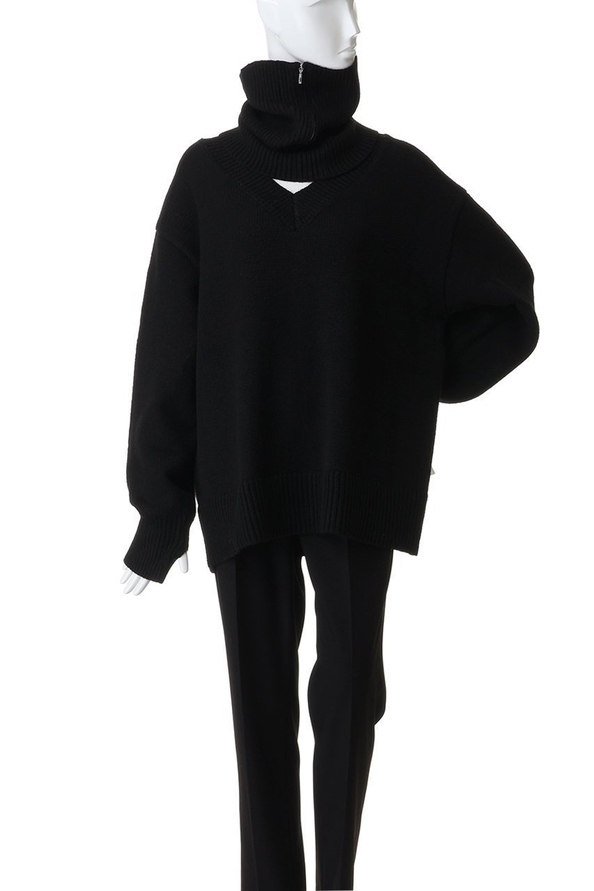 【マノフ/MANOF】のSNOOD SET OVER V NECK KNIT 人気、トレンドファッション・服の通販 founy(ファニー) 　ファッション　Fashion　レディースファッション　Fashion for Women　トップス・カットソー　Cut & Sew Tops　ニット　Knit Tops & Sweaters　カジュアルプルオーバー・ニットトップス　Pullovers & Knit Tops / Casual Pullovers　ジップ　Zip, Zipper　スヌード　Snood, Infinity Scarf　リラックス　Relax, Relaxed Fit　新作・新入荷　New Arrivals / New In　other-2|ID: prp329100004782579 ipo3291000000034705756