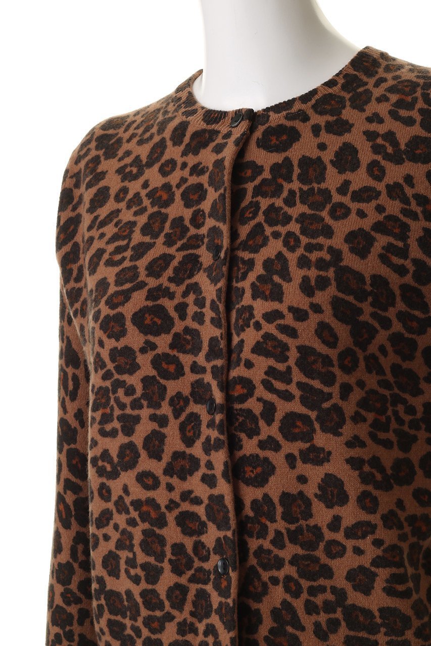 【ジェイドット/j.】のハイカウントメリノ レオパードカーディガン 人気、トレンドファッション・服の通販 founy(ファニー) 　ファッション　Fashion　レディースファッション　Fashion for Women　トップス・カットソー　Cut & Sew Tops　ニット　Knit Tops & Sweaters　カーディガン・羽織り　Layered Style Cardigans　おすすめ　Recommended / Our Picks　エレガント 上品　Elegant　カーディガン　Cardigan, Knitwear　コンパクト　Compact, Small Size　トレンド　Trend, Trending Now　レオパード　Leopard, Animal Print　新作・新入荷　New Arrivals / New In　other-5|ID: prp329100004782585 ipo3291000000034705817