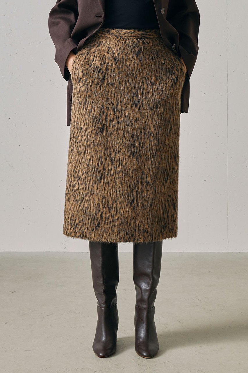 【ジェイドット/j.】の起毛ジャカード レオパード柄スカート 人気、トレンドファッション・服の通販 founy(ファニー) ファッション Fashion レディースファッション Fashion for Women スカート Skirts ロングスカート Long Skirts / Maxi & Midi Skirts エレガント 上品 Elegant ジャカード/ジャガード Jacquard, Woven Pattern ストレート Straight, Straight Cut レオパード Leopard, Animal Print ロング Long, Long-Length other-6|ID: prp329100004782587 ipo3291000000034766369