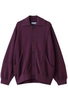 【メゾンスペシャル/MAISON SPECIAL】の【UNISEX】編みかえハイゲージポロカーデ PPL(パープル)|ID: prp329100004782593 ipo3291000000034705857