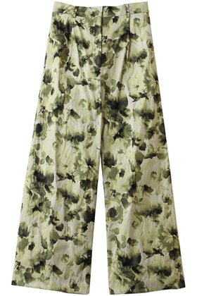 【エブール/ebure】 フラワータフタ ワイドパンツ人気、トレンドファッション・服の通販 founy(ファニー) ファッション Fashion レディースファッション Fashion for Women パンツ Pants & Trousers 2026年 2026 おすすめ Recommended / Our Picks イエロー Yellow シンプル Simple, Minimal タフタ Taffeta, Structured Fabric フラワー Flower, Floral プリント Print, Printed Pattern ワイド Wide, Wide Fit 夏 Summer 春 Spring S/S・春夏 SS, Spring/Summer, Warm Season |ID:prp329100004782594