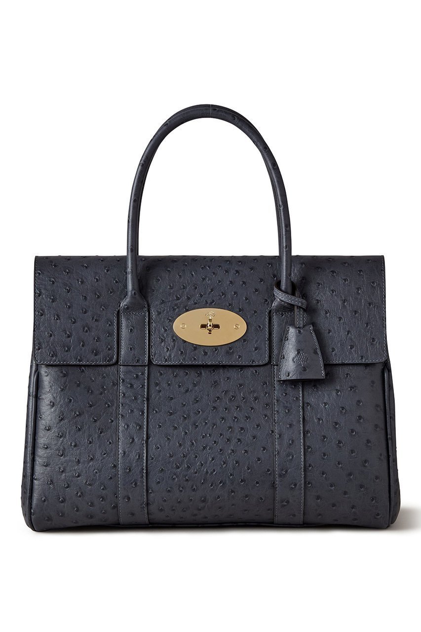 【マルベリー/Mulberry】のBAYSWATER(OSTRICH PRINT) インテリア・キッズ・メンズ・レディースファッション・服の通販 founy(ファニー) 　ファッション　Fashion　レディースファッション　Fashion for Women　バッグ　Bags　2026年　2026　ウォーター　Water　クラシック　Classic, Timeless Style　フォルム　Silhouette, Form　ポケット　Pocket, Pocket Detail　エレガント 上品　Elegant　夏　Summer　春　Spring　S/S・春夏　SS, Spring/Summer, Warm Season　ストーミーブルー|ID: prp329100004782606 ipo3291000000034705944