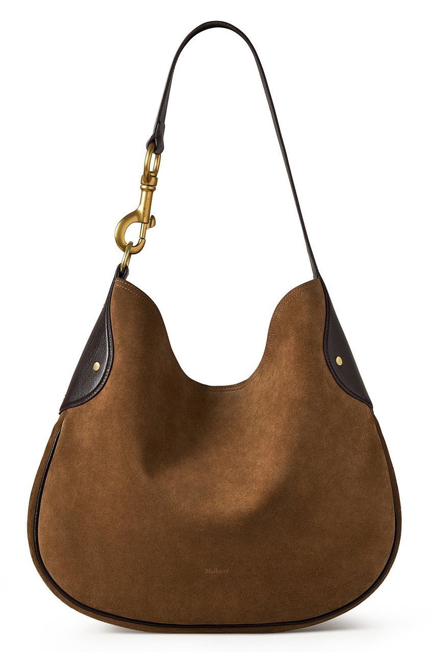 【マルベリー/Mulberry】のHACKNEY SHOULDER BAG(SUEDE) インテリア・キッズ・メンズ・レディースファッション・服の通販 founy(ファニー) 　ファッション　Fashion　レディースファッション　Fashion for Women　バッグ　Bags　2026年　2026　なめらか　Smooth, Silky Texture　コーティング　Coating, Coated Finish　フォルム　Silhouette, Form　ポケット　Pocket, Pocket Detail　エレガント 上品　Elegant　夏　Summer　春　Spring　S/S・春夏　SS, Spring/Summer, Warm Season　ヴィンテージオーク|ID: prp329100004782612 ipo3291000000034705986