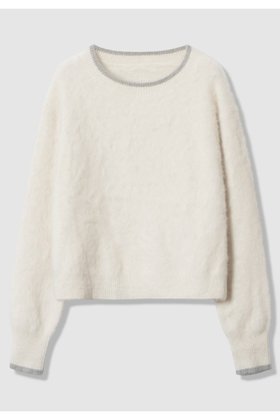 【アナイ/ANAYI】 ファー加工バイカラー プルオーバー人気、トレンドファッション・服の通販 founy(ファニー) ファッション Fashion レディースファッション Fashion for Women トップス・カットソー Cut & Sew Tops ニット Knit Tops & Sweaters カジュアルプルオーバー・ニットトップス Pullovers & Knit Tops / Casual Pullovers 2026年 2026 フォックス Fox, Fox Fur リラックス Relax, Relaxed Fit エレガント 上品 Elegant 夏 Summer 春 Spring S/S・春夏 SS, Spring/Summer, Warm Season |ID:prp329100004782618