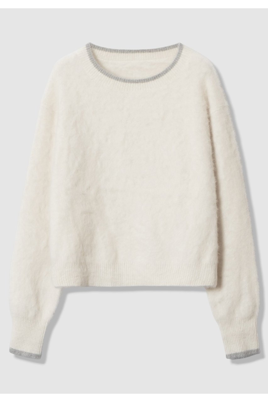 【アナイ/ANAYI】のファー加工バイカラー プルオーバー 人気、トレンドファッション・服の通販 founy(ファニー) ファッション Fashion レディースファッション Fashion for Women トップス・カットソー Cut & Sew Tops ニット Knit Tops & Sweaters カジュアルプルオーバー・ニットトップス Pullovers & Knit Tops / Casual Pullovers 2026年 2026 フォックス Fox, Fox Fur リラックス Relax, Relaxed Fit エレガント 上品 Elegant 夏 Summer 春 Spring S/S・春夏 SS, Spring/Summer, Warm Season other-1|ID: prp329100004782618 ipo3291000000036049966