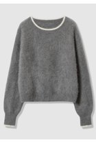 【アナイ/ANAYI】のファー加工バイカラー プルオーバー 人気、トレンドファッション・服の通販 founy(ファニー) ファッション Fashion レディースファッション Fashion for Women トップス・カットソー Cut & Sew Tops ニット Knit Tops & Sweaters カジュアルプルオーバー・ニットトップス Pullovers & Knit Tops / Casual Pullovers 2026年 2026 フォックス Fox, Fox Fur リラックス Relax, Relaxed Fit エレガント 上品 Elegant 夏 Summer 春 Spring S/S・春夏 SS, Spring/Summer, Warm Season thumbnail グレー|ID: prp329100004782618 ipo3291000000036049968