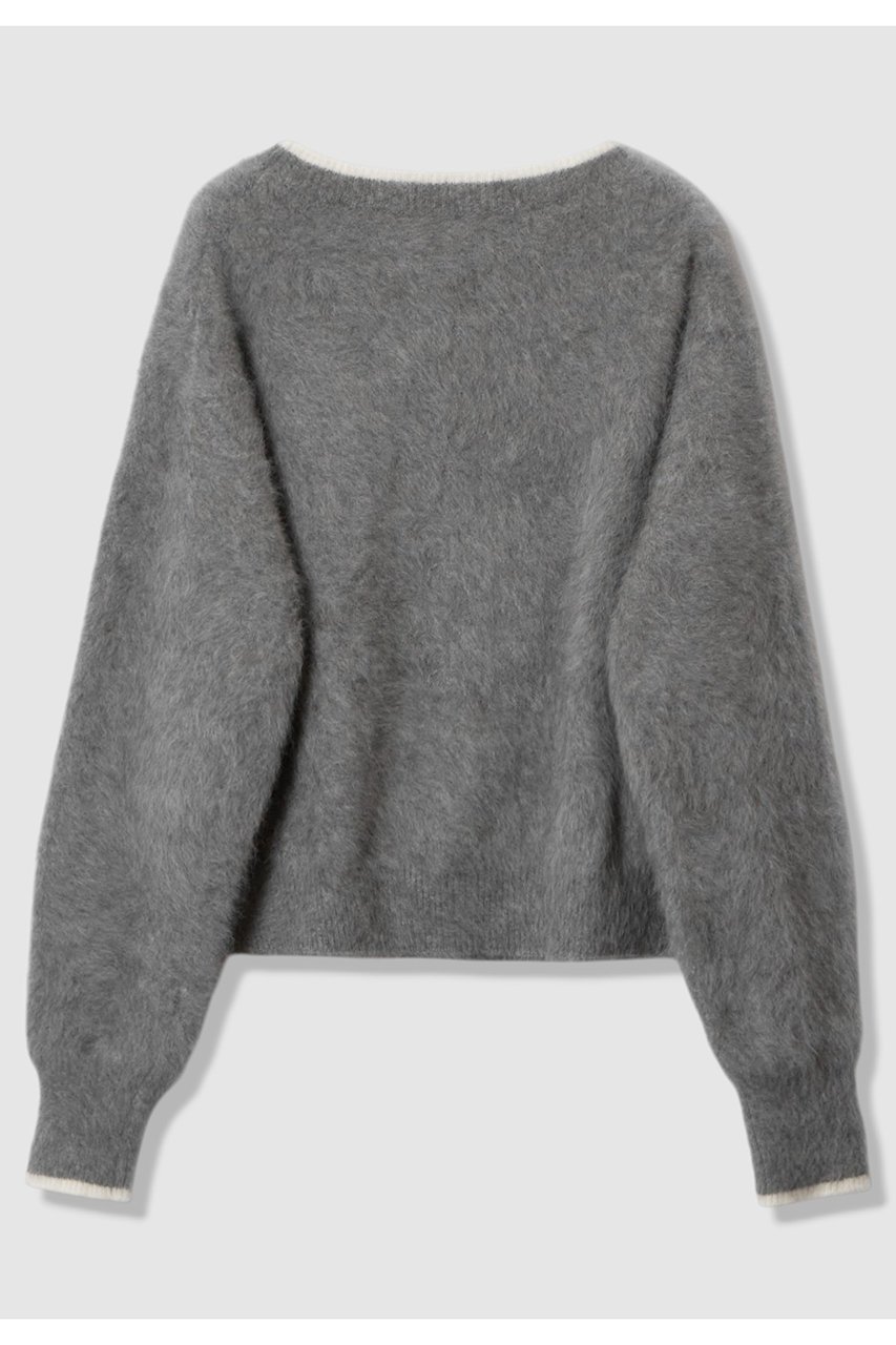 【アナイ/ANAYI】のファー加工バイカラー プルオーバー 人気、トレンドファッション・服の通販 founy(ファニー) 　ファッション　Fashion　レディースファッション　Fashion for Women　トップス・カットソー　Cut & Sew Tops　ニット　Knit Tops & Sweaters　カジュアルプルオーバー・ニットトップス　Pullovers & Knit Tops / Casual Pullovers　フォックス　Fox, Fox Fur　リラックス　Relax, Relaxed Fit　エレガント 上品　Elegant　other-2|ID: prp329100004782618 ipo3291000000036924726