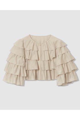 【アナイ/ANAYI】 オーガンジーティアードボレロ ブラウス人気、トレンドファッション・服の通販 founy(ファニー) ファッション Fashion レディースファッション Fashion for Women アウター Coat / Outerwear Collection ボレロ・ショート丈ジャケット / ドレス羽織りに Boleros & Short Jackets トップス・カットソー Cut & Sew Tops シャツ・ブラウス・オフィスカジュアル Elegant Blouses & Button-Ups 2026年 2026 おすすめ Recommended / Our Picks オーガンジー Organza Fabric シンプル Simple, Minimal スリーブ Sleeve, Long Sleeve / Short Sleeve ボレロ Bolero, Short Cardigan ロング Long, Long-Length 夏 Summer 春 Spring S/S・春夏 SS, Spring/Summer, Warm Season |ID:prp329100004782621