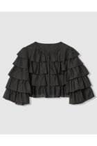 【アナイ/ANAYI】のオーガンジーティアードボレロ ブラウス 人気、トレンドファッション・服の通販 founy(ファニー) ファッション Fashion レディースファッション Fashion for Women アウター Coat / Outerwear Collection ボレロ・ショート丈ジャケット / ドレス羽織りに Boleros & Short Jackets トップス・カットソー Cut & Sew Tops シャツ・ブラウス・オフィスカジュアル Elegant Blouses & Button-Ups 2026年 2026 おすすめ Recommended / Our Picks オーガンジー Organza Fabric シンプル Simple, Minimal スリーブ Sleeve, Long Sleeve / Short Sleeve ボレロ Bolero, Short Cardigan ロング Long, Long-Length 夏 Summer 春 Spring S/S・春夏 SS, Spring/Summer, Warm Season thumbnail ブラック|ID: prp329100004782621 ipo3291000000034706049