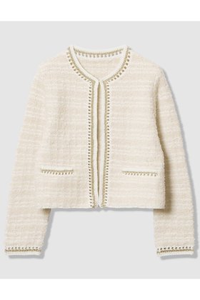 【アナイ/ANAYI】 ノットツイードエジング カーディガン人気、トレンドファッション・服の通販 founy(ファニー) ファッション Fashion レディースファッション Fashion for Women トップス・カットソー Cut & Sew Tops ニット Knit Tops & Sweaters カーディガン・羽織り Layered Style Cardigans 2026年 2026 カーディガン Cardigan, Knitwear ジャケット Jacket, Outerwear スプリング Spring, Spring Collection ツイード Twill, Twill Weave フロント Front, Front Design 夏 Summer 春 Spring S/S・春夏 SS, Spring/Summer, Warm Season |ID:prp329100004782623