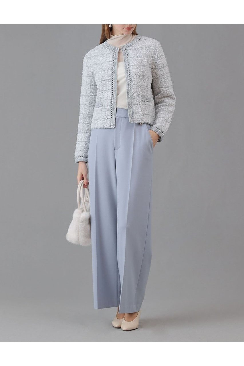 【アナイ/ANAYI】のノットツイードエジング カーディガン 人気、トレンドファッション・服の通販 founy(ファニー) 　ファッション　Fashion　レディースファッション　Fashion for Women　トップス・カットソー　Cut & Sew Tops　ニット　Knit Tops & Sweaters　カーディガン・羽織り　Layered Style Cardigans　2026年　2026　カーディガン　Cardigan, Knitwear　ジャケット　Jacket, Outerwear　スプリング　Spring, Spring Collection　ツイード　Twill, Twill Weave　フロント　Front, Front Design　夏　Summer　春　Spring　S/S・春夏　SS, Spring/Summer, Warm Season　other-8|ID: prp329100004782623 ipo3291000000034706070