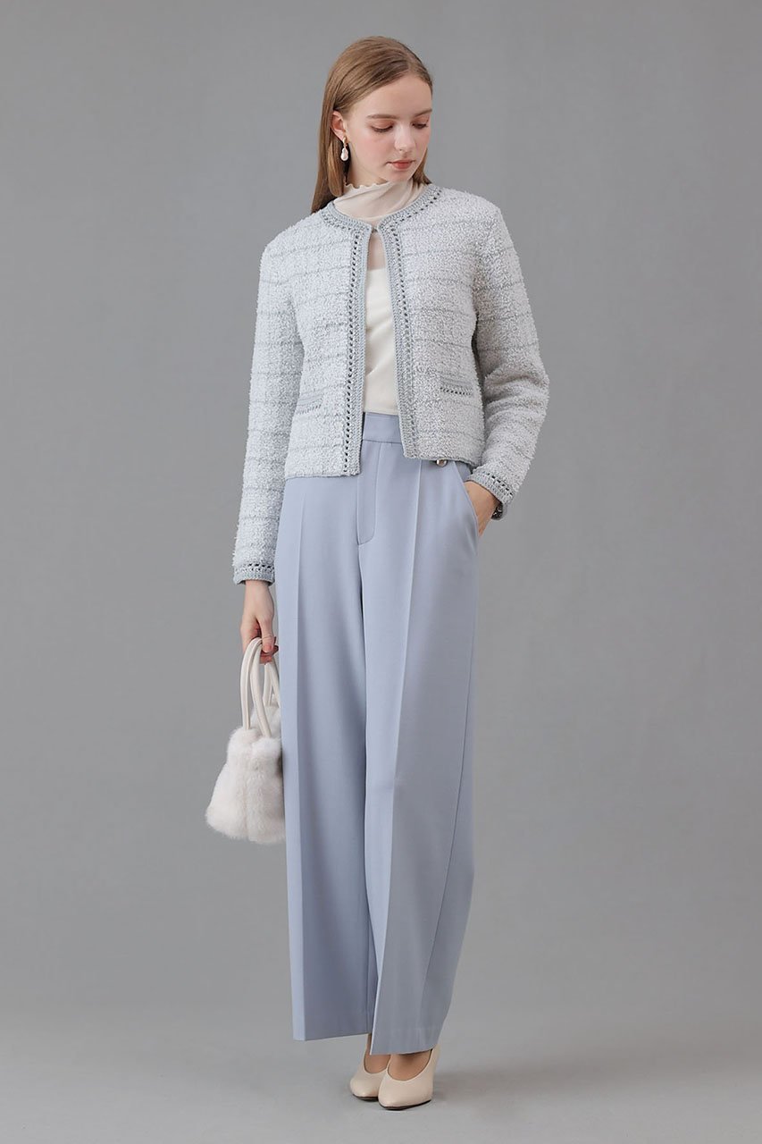 【アナイ/ANAYI】のノットツイードエジング カーディガン 人気、トレンドファッション・服の通販 founy(ファニー) 　ファッション　Fashion　レディースファッション　Fashion for Women　トップス・カットソー　Cut & Sew Tops　ニット　Knit Tops & Sweaters　カーディガン・羽織り　Layered Style Cardigans　2026年　2026　カーディガン　Cardigan, Knitwear　ジャケット　Jacket, Outerwear　スプリング　Spring, Spring Collection　ツイード　Twill, Twill Weave　フロント　Front, Front Design　夏　Summer　春　Spring　S/S・春夏　SS, Spring/Summer, Warm Season　other-8|ID: prp329100004782623 ipo3291000000035861387