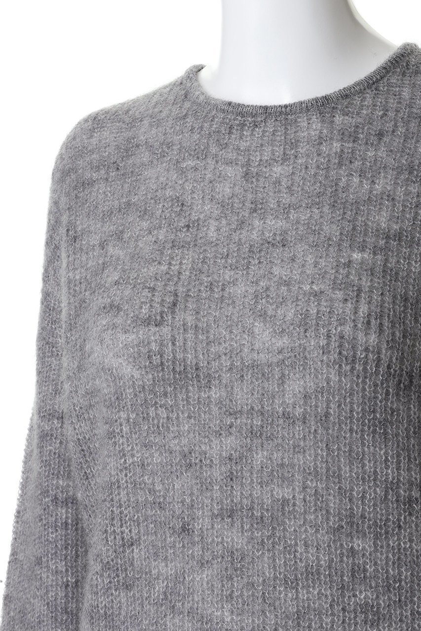 【プルミエ アロンディスモン/1er Arrondissement】のウールモヘア畦ニットプルオーバー 人気、トレンドファッション・服の通販 founy(ファニー) 　ファッション　Fashion　レディースファッション　Fashion for Women　トップス・カットソー　Cut & Sew Tops　ニット　Knit Tops & Sweaters　カジュアルプルオーバー・ニットトップス　Pullovers & Knit Tops / Casual Pullovers　2026年　2026　なめらか　Smooth, Silky Texture　シルバー　Silver, Metallic Silver　冬　Winter / This Winter　夏　Summer　春　Spring　S/S・春夏　SS, Spring/Summer, Warm Season　畦　Ribbed Knit　other-5|ID: prp329100004782625 ipo3291000000034706086