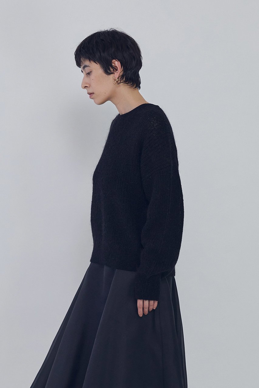 【プルミエ アロンディスモン/1er Arrondissement】のウールモヘア畦ニットプルオーバー 人気、トレンドファッション・服の通販 founy(ファニー) 　ファッション　Fashion　レディースファッション　Fashion for Women　トップス・カットソー　Cut & Sew Tops　ニット　Knit Tops & Sweaters　カジュアルプルオーバー・ニットトップス　Pullovers & Knit Tops / Casual Pullovers　2026年　2026　なめらか　Smooth, Silky Texture　シルバー　Silver, Metallic Silver　冬　Winter / This Winter　夏　Summer　春　Spring　S/S・春夏　SS, Spring/Summer, Warm Season　畦　Ribbed Knit　other-6|ID: prp329100004782625 ipo3291000000036137508