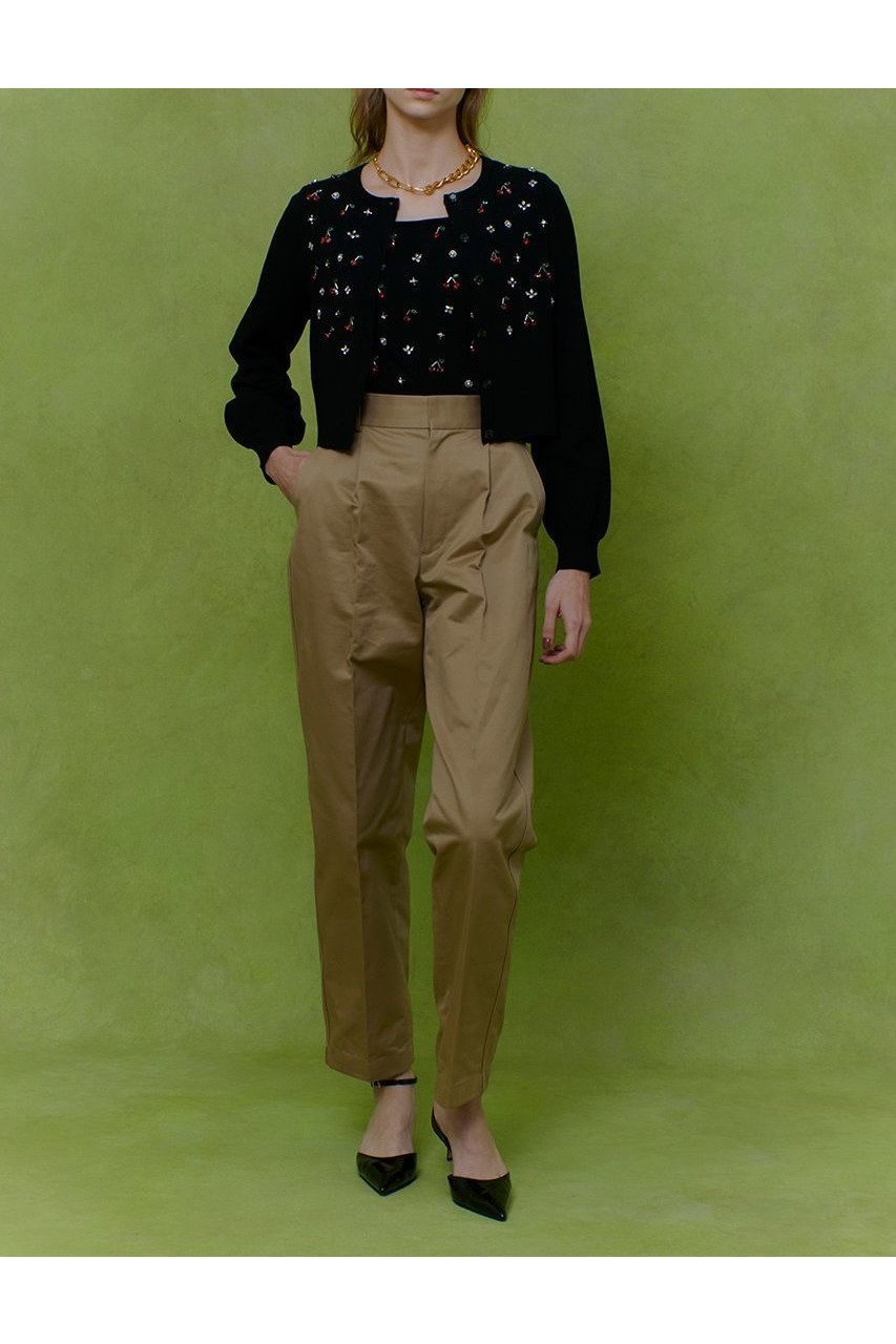 【アルアバイル/allureville】の【LOULOU WILLOUGHBY】CHERRYビジュータンク 人気、トレンドファッション・服の通販 founy(ファニー) 　ファッション　Fashion　レディースファッション　Fashion for Women　トップス・カットソー　Cut & Sew Tops　ニット　Knit Tops & Sweaters　カジュアルプルオーバー・ニットトップス　Pullovers & Knit Tops / Casual Pullovers　2026年　2026　カーディガン　Cardigan, Knitwear　スクエア　Square, Square Shape　タンク　Tank Top, Sleeveless Top　チェリー　Cherry, Cherry Pattern　ビジュー　Bijou, Jewel-like Accent　モチーフ　Motif, Design Theme　夏　Summer　春　Spring　S/S・春夏　SS, Spring/Summer, Warm Season　other-5|ID: prp329100004782627 ipo3291000000034706099