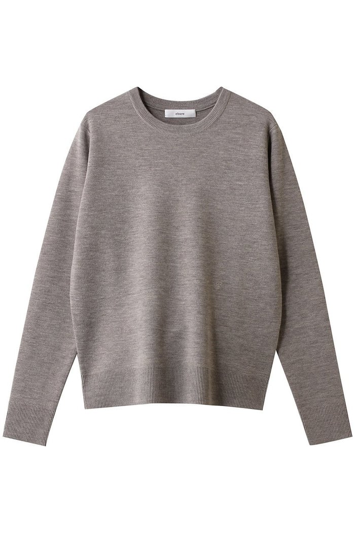 【エブール/ebure】の【12/5 0:00販売開始】ハイゲージミラノリブ クルーネックニットプルオーバー インテリア・キッズ・メンズ・レディースファッション・服の通販 founy(ファニー) https://founy.com/ ファッション Fashion レディースファッション Fashion for Women トップス・カットソー Cut & Sew Tops ニット Knit Tops & Sweaters カジュアルプルオーバー・ニットトップス Pullovers & Knit Tops / Casual Pullovers 2026年 2026 インナー Innerwear コンパクト Compact, Small Size ジャケット Jacket, Outerwear ストレート Straight, Straight Cut ミラノリブ Milano Rib, Milano Stitch 夏 Summer 春 Spring S/S・春夏 SS, Spring/Summer, Warm Season |ID: prp329100004782630 ipo3291000000034706120