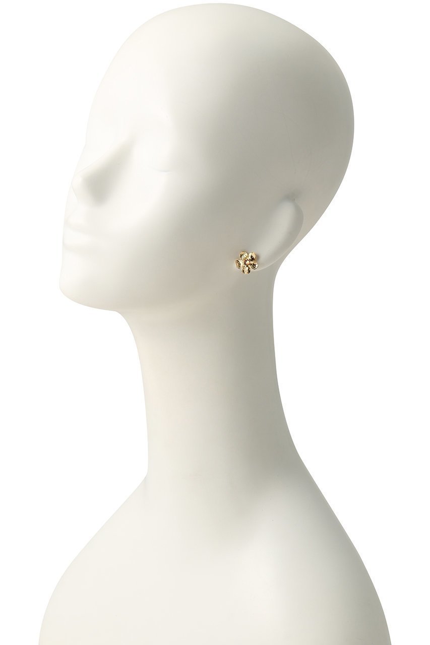 【ランバン オン ブルー/LANVIN en Bleu】のメタルフラワーピアス 人気、トレンドファッション・服の通販 founy(ファニー) 　ファッション　Fashion　レディースファッション　Fashion for Women　ジュエリー　Jewelry　ファッションリング　Fashion Rings　イヤリング・フープ・ドロップタイプ　Hoop, Drop & Clip Earrings　2026年　2026　イヤリング　Earrings　フラワー　Flower, Floral　メタリック　Metallic, Shiny Finish　モダン　Modern, Contemporary　モチーフ　Motif, Design Theme　夏　Summer　春　Spring　S/S・春夏　SS, Spring/Summer, Warm Season　other-2|ID: prp329100004783573 ipo3291000000034716182