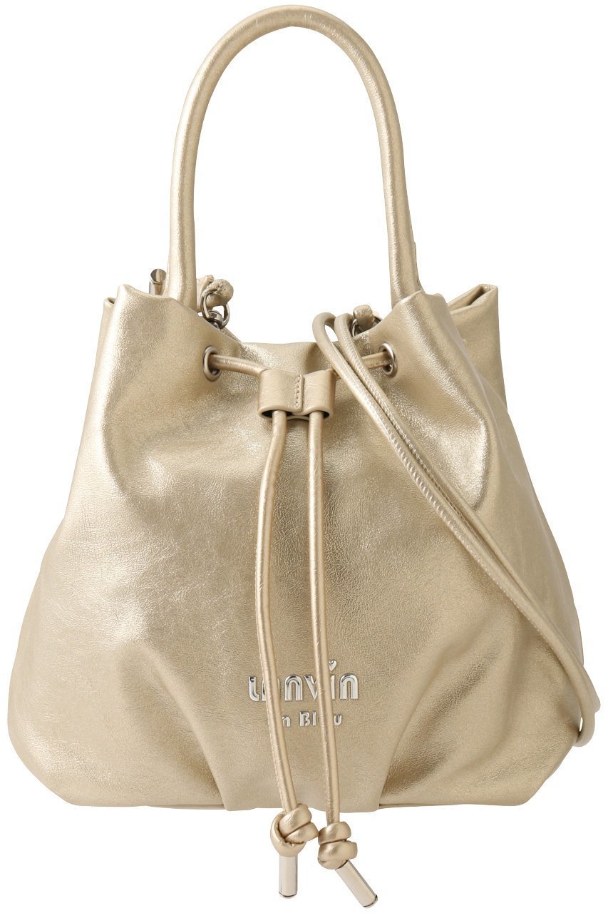 【ランバン オン ブルー/LANVIN en Bleu】のメタリックハートショルダーバッグ インテリア・キッズ・メンズ・レディースファッション・服の通販 founy(ファニー) 　ファッション　Fashion　レディースファッション　Fashion for Women　バッグ　Bags　2026年　2026　デニム　Denim, Jeans Material　パーティ　Party, Party Style　メタリック　Metallic, Shiny Finish　夏　Summer　春　Spring　S/S・春夏　SS, Spring/Summer, Warm Season　ゴールド|ID: prp329100004783576 ipo3291000000035974205