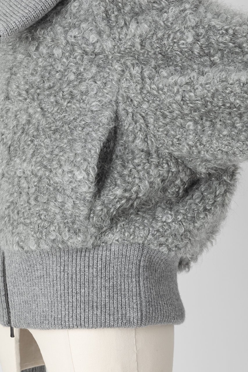 【オーヴィル/EAUVIRE】のループモヘアブルゾン 人気、トレンドファッション・服の通販 founy(ファニー) 　ファッション　Fashion　レディースファッション　Fashion for Women　アウター　Coat / Outerwear Collection　レディースジャケット・軽アウター　Jackets　ブルゾンジャケット・スポーティアウター　Blouson Jackets　イタリア　Italy　ジャケット　Jacket, Outerwear　ブルゾン　Blouson, Bomber Jacket　エレガント 上品　Elegant　冬　Winter / This Winter　other-6|ID: prp329100004784104 ipo3291000000036137593