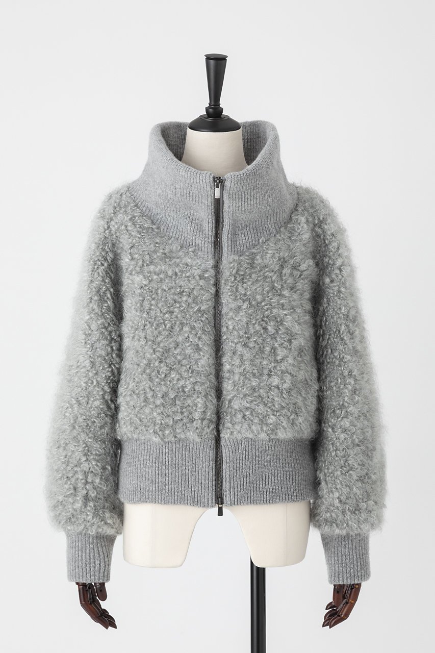 【オーヴィル/EAUVIRE】のループモヘアブルゾン 人気、トレンドファッション・服の通販 founy(ファニー) 　ファッション　Fashion　レディースファッション　Fashion for Women　アウター　Coat / Outerwear Collection　レディースジャケット・軽アウター　Jackets　ブルゾンジャケット・スポーティアウター　Blouson Jackets　イタリア　Italy　ジャケット　Jacket, Outerwear　ブルゾン　Blouson, Bomber Jacket　エレガント 上品　Elegant　冬　Winter / This Winter　other-8|ID: prp329100004784104 ipo3291000000036137595