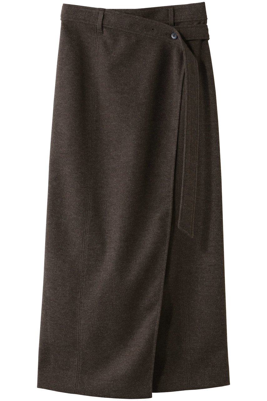 【スタニングルアー/STUNNING LURE】の【12/10 11:00販売開始】ニードルストレッチスカート インテリア・キッズ・メンズ・レディースファッション・服の通販 founy(ファニー) 　ファッション　Fashion　レディースファッション　Fashion for Women　スカート　Skirts　ロングスカート　Long Skirts / Maxi & Midi Skirts　アシンメトリー　Asymmetrical Style　ショート　Short, Short Length　ストレッチ　Stretch, Stretchy Fabric　フロント　Front, Front Design　ロング　Long, Long-Length　今季　This Season, Current Season　新作・新入荷　New Arrivals / New In　ダークブラウン|ID: prp329100004784150 ipo3291000000034724541