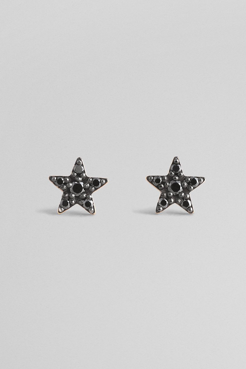 【プラス ヴァンドーム/Plus Vendome】のLUCKY STAR so black MICROTATTOO K10 ブラックダイヤモンド ピアス 人気、トレンドファッション・服の通販 founy(ファニー) 　ファッション　Fashion　レディースファッション　Fashion for Women　ジュエリー　Jewelry　ファッションリング　Fashion Rings　イヤリング・フープ・ドロップタイプ　Hoop, Drop & Clip Earrings　おすすめ　Recommended / Our Picks　イエロー　Yellow　イヤリング　Earrings　コレクション　Collection, Seasonal Line　ダイヤモンド　Diamond, Brilliant Cut　other-3|ID: prp329100004784641 ipo3291000000034734684