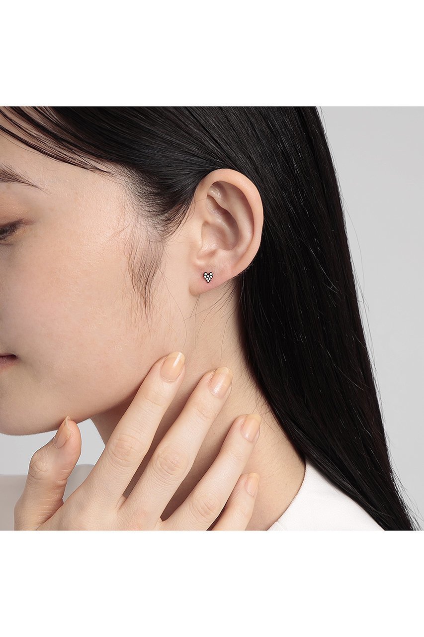 【プラス ヴァンドーム/Plus Vendome】のLOVE MICROTATTOO K10ブラウンダイヤモンド ピアス 人気、トレンドファッション・服の通販 founy(ファニー) 　ファッション　Fashion　レディースファッション　Fashion for Women　ジュエリー　Jewelry　ファッションリング　Fashion Rings　イヤリング・フープ・ドロップタイプ　Hoop, Drop & Clip Earrings　おすすめ　Recommended / Our Picks　イエロー　Yellow　イヤリング　Earrings　コレクション　Collection, Seasonal Line　ダイヤモンド　Diamond, Brilliant Cut　エレガント 上品　Elegant　新作・新入荷　New Arrivals / New In　other-2|ID: prp329100004784642 ipo3291000000034734692