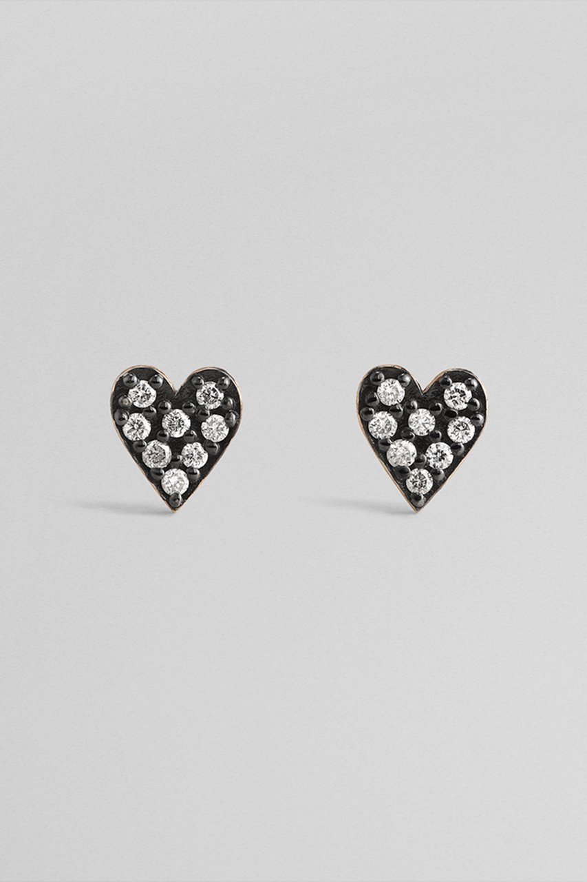 【プラス ヴァンドーム/Plus Vendome】のLOVE MICROTATTOO K10ブラウンダイヤモンド ピアス 人気、トレンドファッション・服の通販 founy(ファニー) 　ファッション　Fashion　レディースファッション　Fashion for Women　ジュエリー　Jewelry　ファッションリング　Fashion Rings　イヤリング・フープ・ドロップタイプ　Hoop, Drop & Clip Earrings　おすすめ　Recommended / Our Picks　イエロー　Yellow　イヤリング　Earrings　コレクション　Collection, Seasonal Line　ダイヤモンド　Diamond, Brilliant Cut　エレガント 上品　Elegant　新作・新入荷　New Arrivals / New In　other-3|ID: prp329100004784642 ipo3291000000034734693