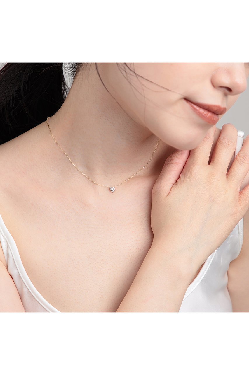 【プラス ヴァンドーム/Plus Vendome】のLOVE MICROTATTOO K10ブラウンダイヤモンド ネックレス 人気、トレンドファッション・服の通販 founy(ファニー) 　ファッション　Fashion　レディースファッション　Fashion for Women　ジュエリー　Jewelry　ネックレス　Necklaces & Pendants　おすすめ　Recommended / Our Picks　イエロー　Yellow　ギフト プレゼント　Gift / Present　コレクション　Collection, Seasonal Line　コーティング　Coating, Coated Finish　シルバー　Silver, Metallic Silver　ダイヤモンド　Diamond, Brilliant Cut　チェーン　Chain, Chain Strap　ネックレス　Necklace, Pendant Necklace　新作・新入荷　New Arrivals / New In　other-7|ID: prp329100004784644 ipo3291000000034734715