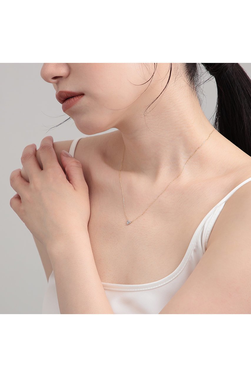 【プラス ヴァンドーム/Plus Vendome】のLOVE MICROTATTOO K10ブラウンダイヤモンド ネックレス 人気、トレンドファッション・服の通販 founy(ファニー) 　ファッション　Fashion　レディースファッション　Fashion for Women　ジュエリー　Jewelry　ネックレス　Necklaces & Pendants　おすすめ　Recommended / Our Picks　イエロー　Yellow　ギフト プレゼント　Gift / Present　コレクション　Collection, Seasonal Line　コーティング　Coating, Coated Finish　シルバー　Silver, Metallic Silver　ダイヤモンド　Diamond, Brilliant Cut　チェーン　Chain, Chain Strap　ネックレス　Necklace, Pendant Necklace　other-8|ID: prp329100004784644 ipo3291000000036073135