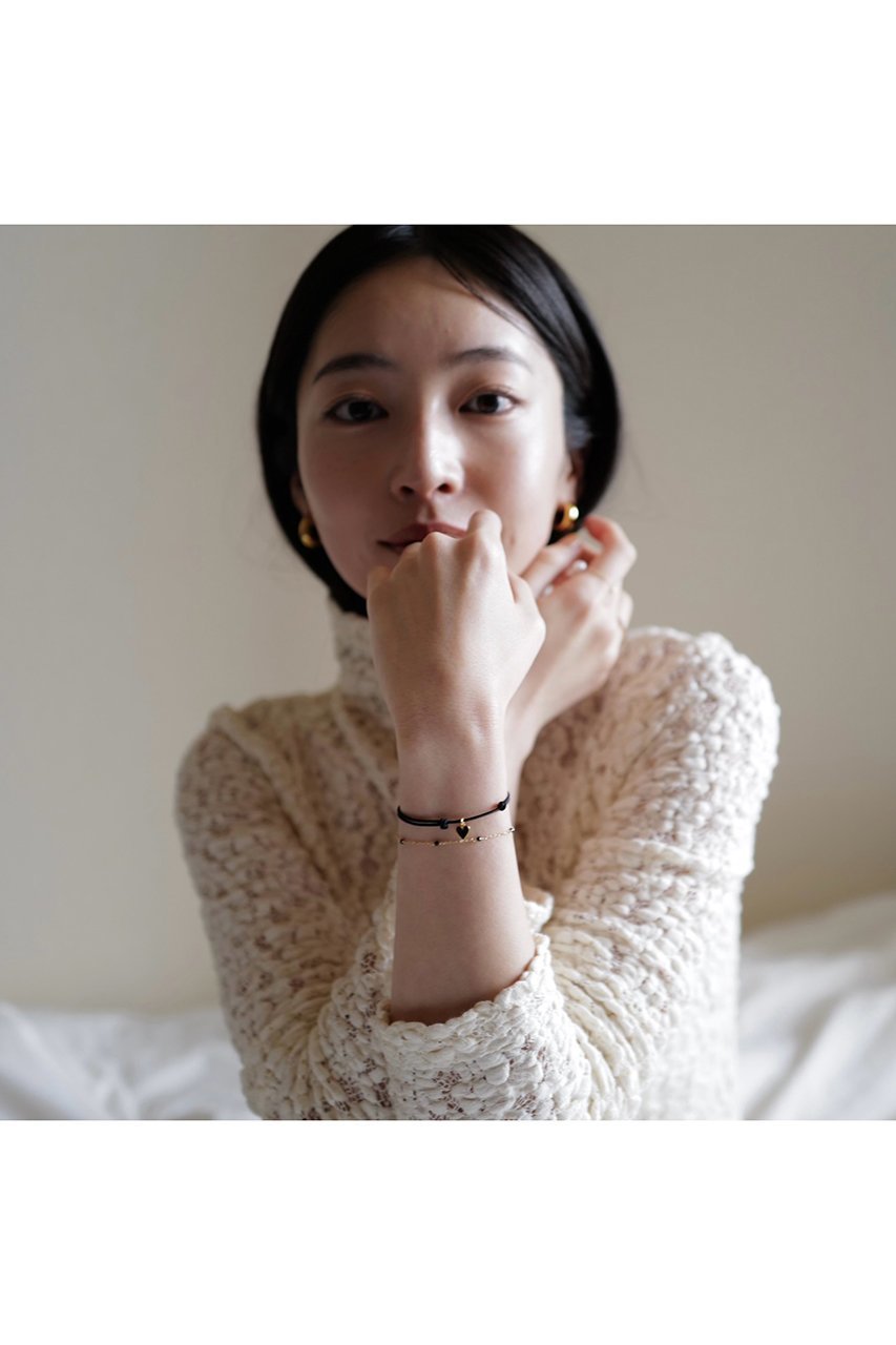 【プラス ヴァンドーム/Plus Vendome】の【PLUSV×YUKI collaboration】ハートブレスレット セット 人気、トレンドファッション・服の通販 founy(ファニー) 　ファッション　Fashion　レディースファッション　Fashion for Women　ジュエリー　Jewelry　チェーン＆カフブレスレット　Cuff & Chain Bracelets　バングル・カフブレスレット　Bangles & Cuff Bracelets　イエロー　Yellow　チェーン　Chain, Chain Strap　チャーム　Charm, Pendant　ドット　Polka Dot, Dot Pattern　ブレスレット　Bracelet, Wristband　other-6|ID: prp329100004784650 ipo3291000000034734768