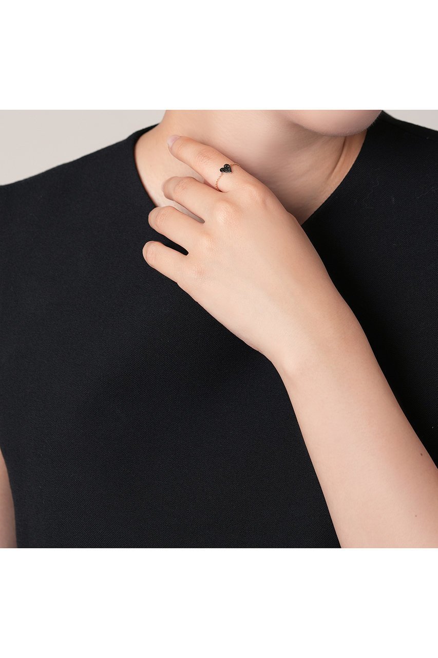 【プラス ヴァンドーム/Plus Vendome】のBIG LOVE so black MICROTATTOO K10 ブラックダイヤモンド リング 人気、トレンドファッション・服の通販 founy(ファニー) 　ファッション　Fashion　レディースファッション　Fashion for Women　おすすめ　Recommended / Our Picks　イエロー　Yellow　ギフト プレゼント　Gift / Present　コレクション　Collection, Seasonal Line　コーティング　Coating, Coated Finish　ダイヤモンド　Diamond, Brilliant Cut　チェーン　Chain, Chain Strap　新作・新入荷　New Arrivals / New In　other-2|ID: prp329100004784655 ipo3291000000034734800