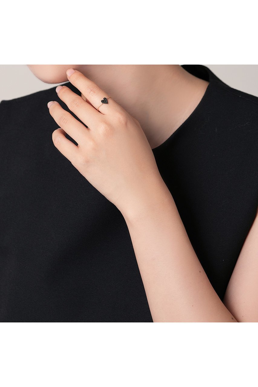 【プラス ヴァンドーム/Plus Vendome】のBIG LOVE so black MICROTATTOO K10 ブラックダイヤモンド リング 人気、トレンドファッション・服の通販 founy(ファニー) 　ファッション　Fashion　レディースファッション　Fashion for Women　おすすめ　Recommended / Our Picks　イエロー　Yellow　ギフト プレゼント　Gift / Present　コレクション　Collection, Seasonal Line　コーティング　Coating, Coated Finish　ダイヤモンド　Diamond, Brilliant Cut　チェーン　Chain, Chain Strap　新作・新入荷　New Arrivals / New In　other-6|ID: prp329100004784655 ipo3291000000034734804