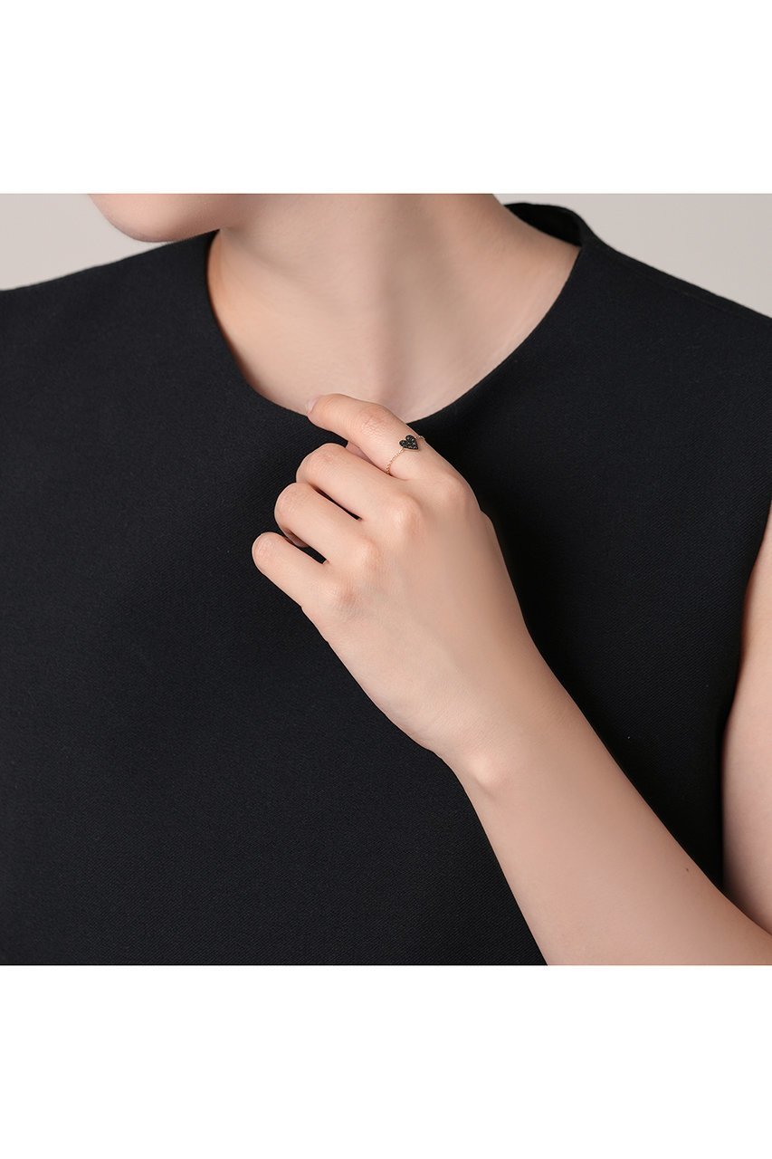 【プラス ヴァンドーム/Plus Vendome】のBIG LOVE so black MICROTATTOO K10 ブラックダイヤモンド リング 人気、トレンドファッション・服の通販 founy(ファニー) 　ファッション　Fashion　レディースファッション　Fashion for Women　おすすめ　Recommended / Our Picks　イエロー　Yellow　ギフト プレゼント　Gift / Present　コレクション　Collection, Seasonal Line　コーティング　Coating, Coated Finish　ダイヤモンド　Diamond, Brilliant Cut　チェーン　Chain, Chain Strap　other-7|ID: prp329100004784655 ipo3291000000036073178