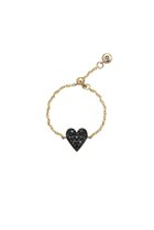 【プラス ヴァンドーム/Plus Vendome】のBIG LOVE so black MICROTATTOO K10 ブラックダイヤモンド リング ゴールド|ID: prp329100004784655 ipo3291000000036303478