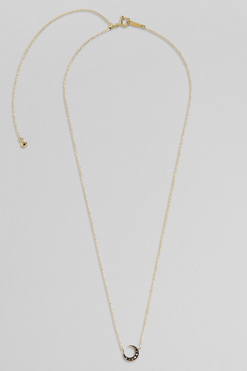 【プラス ヴァンドーム/Plus Vendome】のMOON so black MICROTATTOO K10 ブラックダイヤモンド ネックレス 人気、トレンドファッション・服の通販 founy(ファニー) 　ファッション　Fashion　レディースファッション　Fashion for Women　ジュエリー　Jewelry　ネックレス　Necklaces & Pendants　おすすめ　Recommended / Our Picks　イエロー　Yellow　ギフト プレゼント　Gift / Present　コレクション　Collection, Seasonal Line　コーティング　Coating, Coated Finish　ダイヤモンド　Diamond, Brilliant Cut　チェーン　Chain, Chain Strap　ネックレス　Necklace, Pendant Necklace　フィット　Fit, Slim Fit　モチーフ　Motif, Design Theme　新作・新入荷　New Arrivals / New In　other-4|ID: prp329100004784659 ipo3291000000034734838