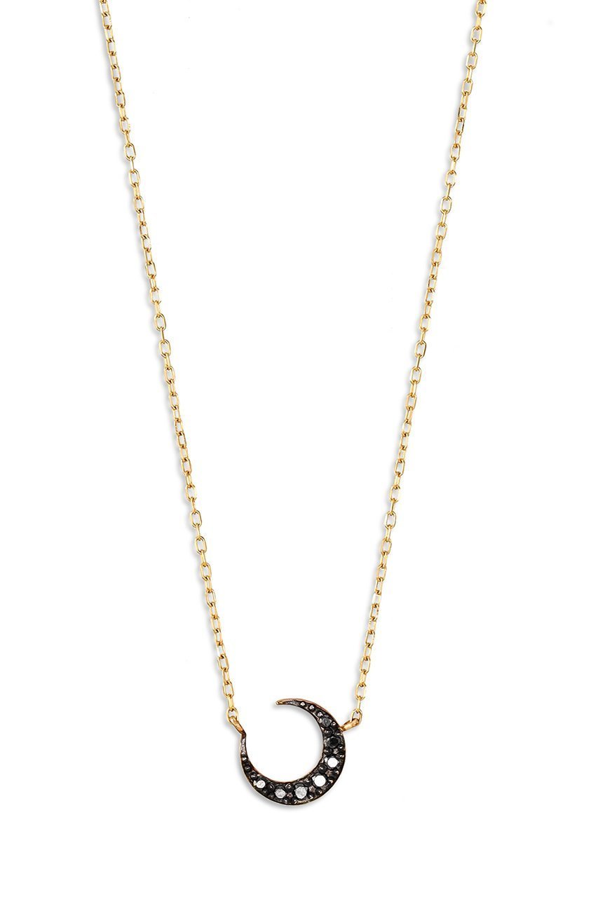 【プラス ヴァンドーム/Plus Vendome】のMOON so black MICROTATTOO K10 ブラックダイヤモンド ネックレス インテリア・キッズ・メンズ・レディースファッション・服の通販 founy(ファニー) 　ファッション　Fashion　レディースファッション　Fashion for Women　ジュエリー　Jewelry　ネックレス　Necklaces & Pendants　おすすめ　Recommended / Our Picks　イエロー　Yellow　ギフト プレゼント　Gift / Present　コレクション　Collection, Seasonal Line　コーティング　Coating, Coated Finish　ダイヤモンド　Diamond, Brilliant Cut　チェーン　Chain, Chain Strap　ネックレス　Necklace, Pendant Necklace　フィット　Fit, Slim Fit　モチーフ　Motif, Design Theme　ゴールド|ID: prp329100004784659 ipo3291000000035974306