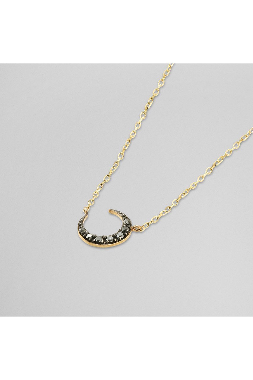【プラス ヴァンドーム/Plus Vendome】のMOON so black MICROTATTOO K10 ブラックダイヤモンド ネックレス 人気、トレンドファッション・服の通販 founy(ファニー) 　ファッション　Fashion　レディースファッション　Fashion for Women　ジュエリー　Jewelry　ネックレス　Necklaces & Pendants　おすすめ　Recommended / Our Picks　イエロー　Yellow　ギフト プレゼント　Gift / Present　コレクション　Collection, Seasonal Line　コーティング　Coating, Coated Finish　ダイヤモンド　Diamond, Brilliant Cut　チェーン　Chain, Chain Strap　ネックレス　Necklace, Pendant Necklace　フィット　Fit, Slim Fit　モチーフ　Motif, Design Theme　other-5|ID: prp329100004784659 ipo3291000000035974310