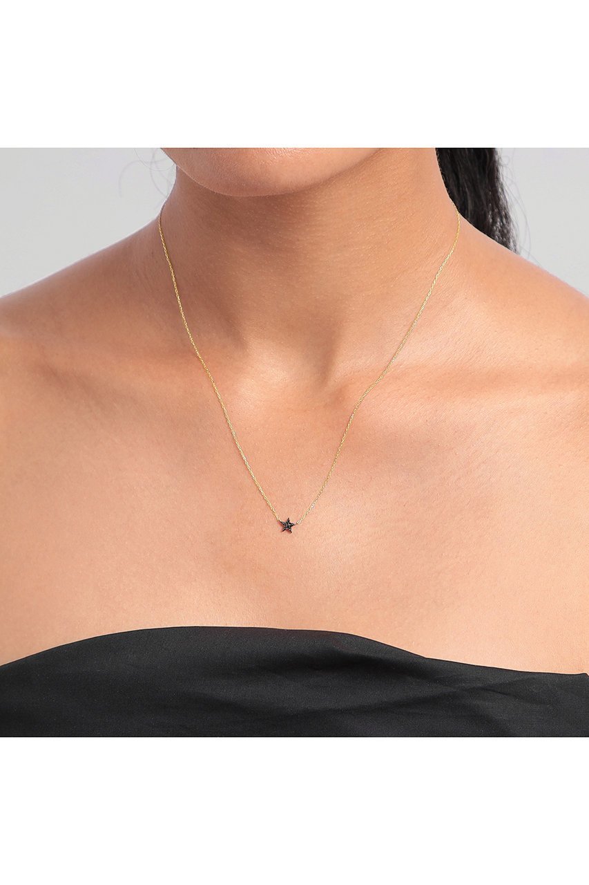 【プラス ヴァンドーム/Plus Vendome】のLUCKY STAR so black MICROTATTOO K10ブラックダイヤモンド ネックレス 人気、トレンドファッション・服の通販 founy(ファニー) 　ファッション　Fashion　レディースファッション　Fashion for Women　ジュエリー　Jewelry　ネックレス　Necklaces & Pendants　おすすめ　Recommended / Our Picks　イエロー　Yellow　ギフト プレゼント　Gift / Present　コレクション　Collection, Seasonal Line　コーティング　Coating, Coated Finish　ジュエリー　Jewelry, Accessories　ダイヤモンド　Diamond, Brilliant Cut　チェーン　Chain, Chain Strap　ネックレス　Necklace, Pendant Necklace　フィット　Fit, Slim Fit　新作・新入荷　New Arrivals / New In　other-2|ID: prp329100004784660 ipo3291000000034734845