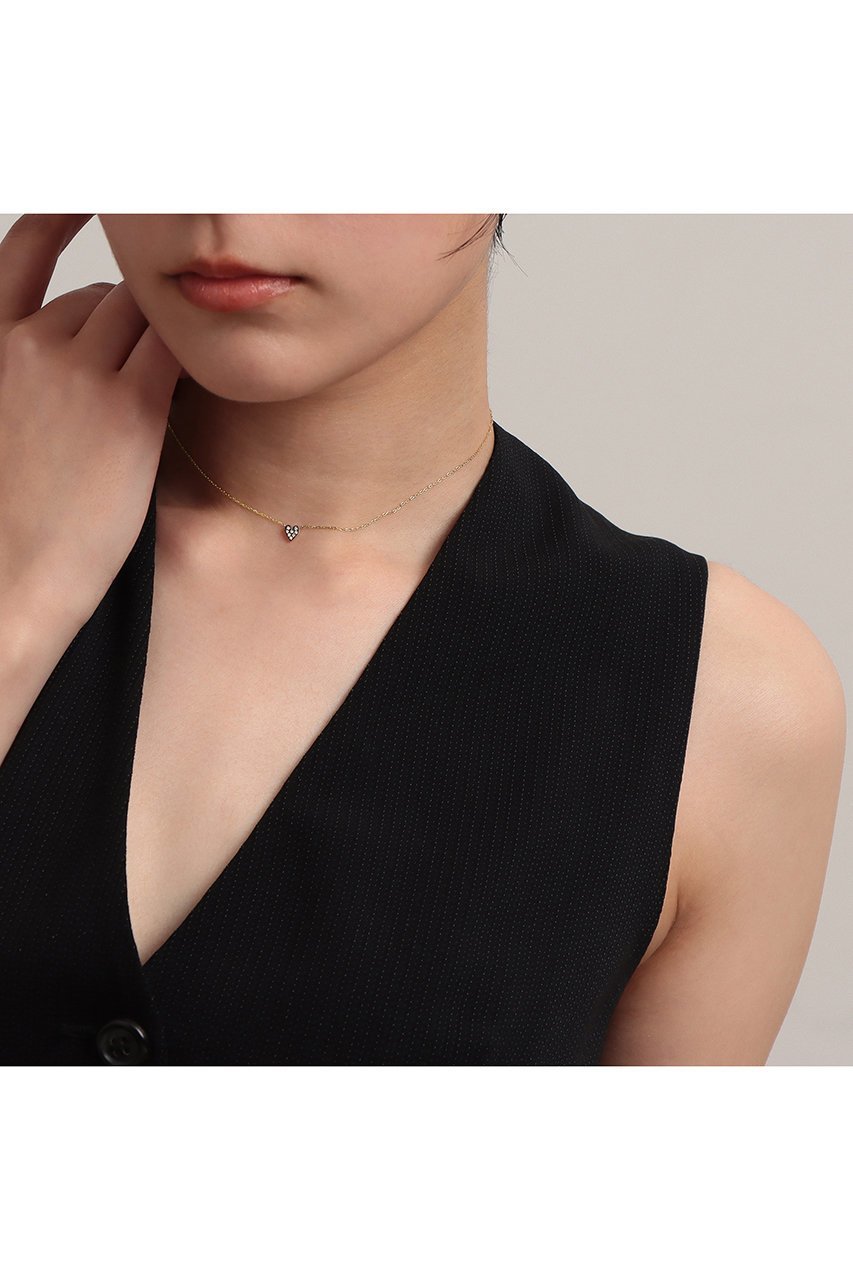 【プラス ヴァンドーム/Plus Vendome】のLOVE MICROTATTOO K10ブラウンダイヤモンド ネックレス 人気、トレンドファッション・服の通販 founy(ファニー) 　ファッション　Fashion　レディースファッション　Fashion for Women　ジュエリー　Jewelry　ネックレス　Necklaces & Pendants　おすすめ　Recommended / Our Picks　イエロー　Yellow　ギフト プレゼント　Gift / Present　コレクション　Collection, Seasonal Line　コーティング　Coating, Coated Finish　ダイヤモンド　Diamond, Brilliant Cut　チェーン　Chain, Chain Strap　ネックレス　Necklace, Pendant Necklace　フィット　Fit, Slim Fit　other-6|ID: prp329100004784661 ipo3291000000035974329