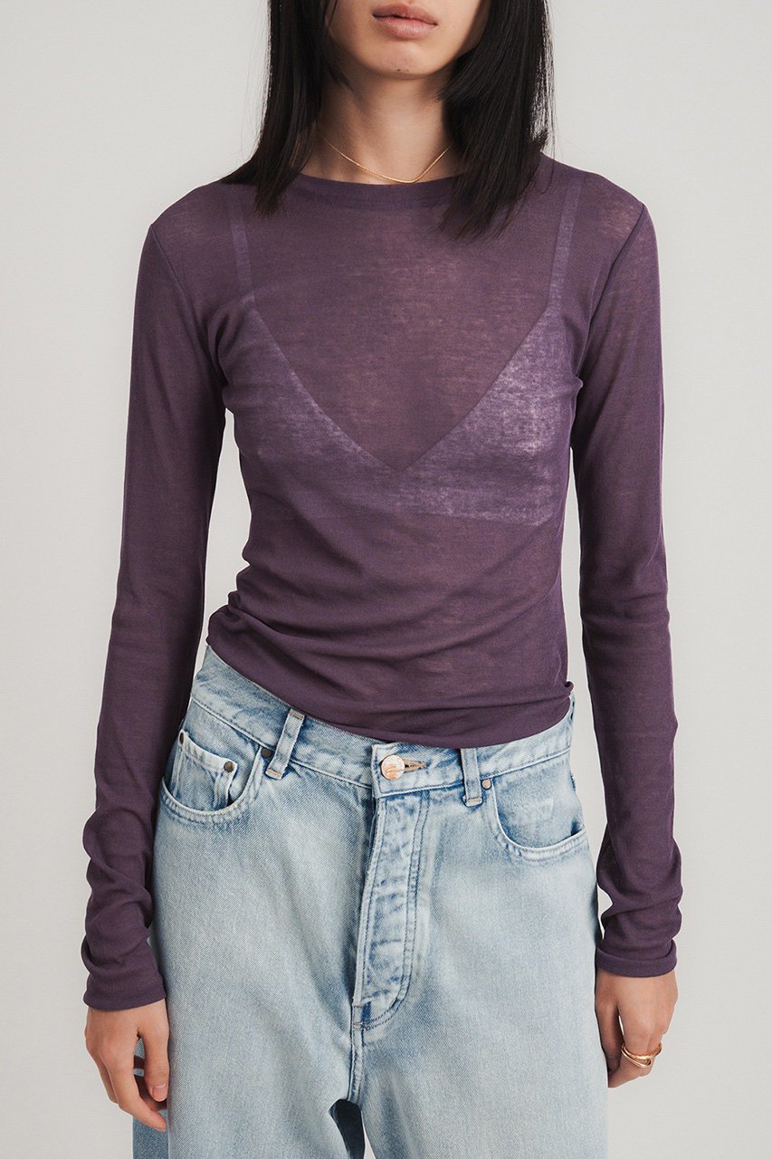 【スタニングルアー/STUNNING LURE】のインナーカラーロンT 人気、トレンドファッション・服の通販 founy(ファニー) 　ファッション　Fashion　レディースファッション　Fashion for Women　トップス・カットソー　Cut & Sew Tops　シャツ・ブラウス・オフィスカジュアル　Elegant Blouses & Button-Ups　ロングTシャツ・Tシャツ　Longline T-Shirts & Tees　カットソー・ベーシックTシャツ　Cut-and-Sewn Tops / Stretch Tees & Basics　なめらか　Smooth, Silky Texture　キャミワンピース　Cami Dress, Slip Dress　スウェット / スエット　Sweatshirt, Sweatwear　スリーブ　Sleeve, Long Sleeve / Short Sleeve　ベスト　Vest, Waistcoat　ロング　Long, Long-Length　other-8|ID: prp329100004784680 ipo3291000000034816836