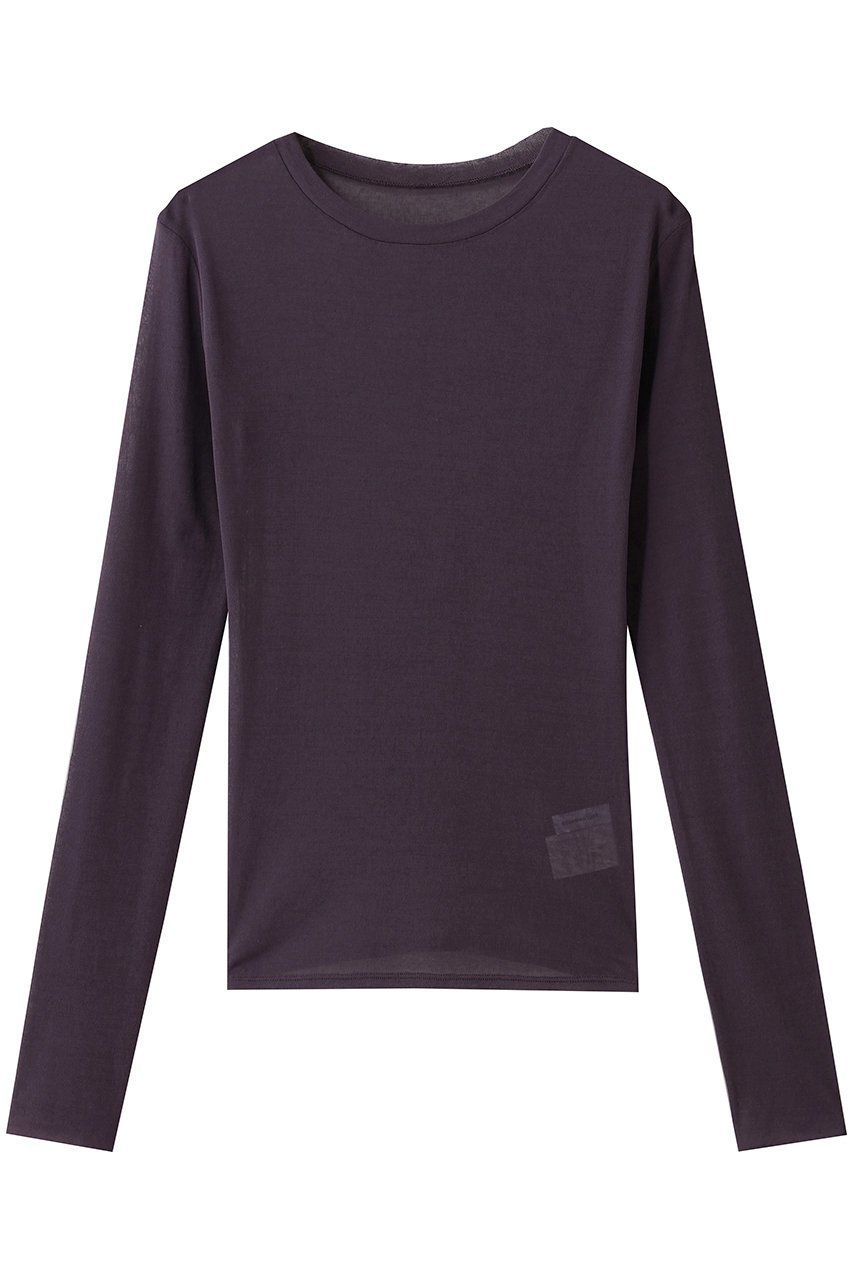 【スタニングルアー/STUNNING LURE】のインナーカラーロンT インテリア・キッズ・メンズ・レディースファッション・服の通販 founy(ファニー) ファッション Fashion レディースファッション Fashion for Women トップス・カットソー Cut & Sew Tops シャツ・ブラウス・オフィスカジュアル Elegant Blouses & Button-Ups ロングTシャツ・Tシャツ Longline T-Shirts & Tees カットソー・ベーシックTシャツ Cut-and-Sewn Tops / Stretch Tees & Basics なめらか Smooth, Silky Texture キャミワンピース Cami Dress, Slip Dress スウェット / スエット Sweatshirt, Sweatwear スリーブ Sleeve, Long Sleeve / Short Sleeve ベスト Vest, Waistcoat ロング Long, Long-Length ダークパープル|ID: prp329100004784680 ipo3291000000035944854